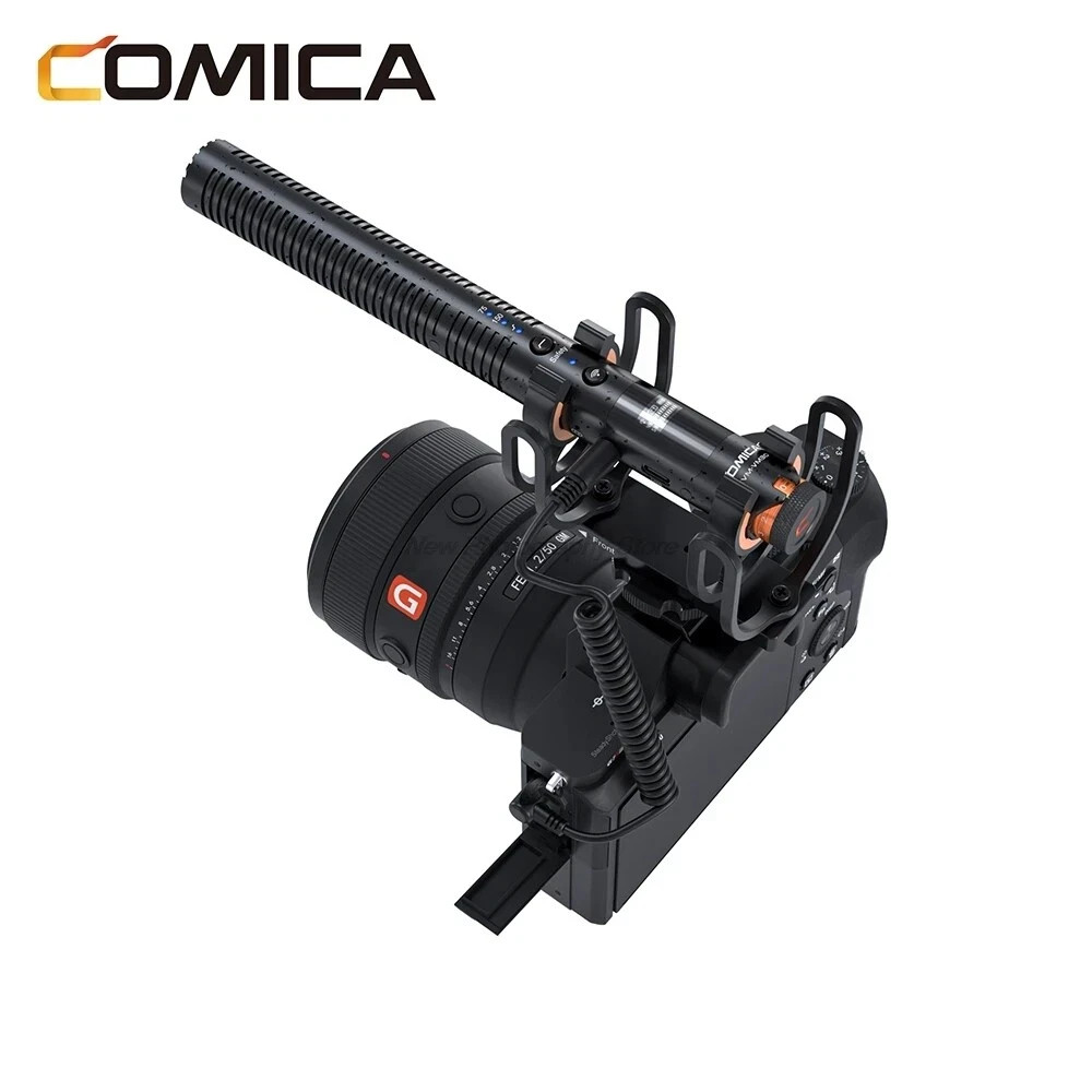 COMICA CVM-VM30 Super-Cardioid Shotgun Microphone Wired/Wireless Dual Modes