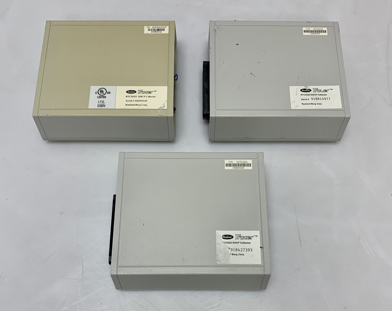 LOT OF 3 Rauland Tracer RTCH525 DHCP Collector