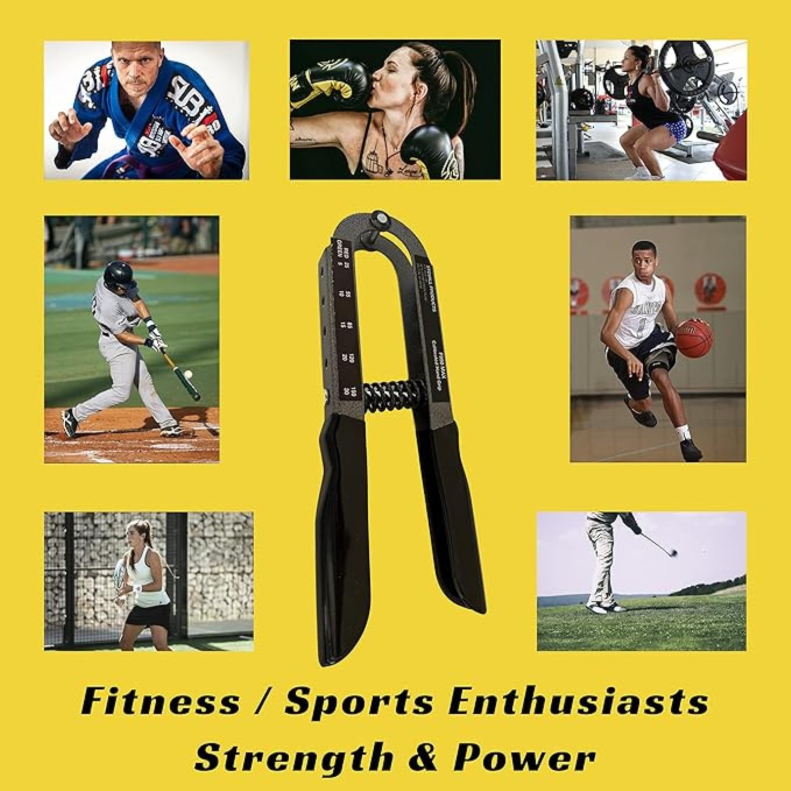 Stovall Adjustable Grip Strength Trainer | Professional Physical Therapy Hand...