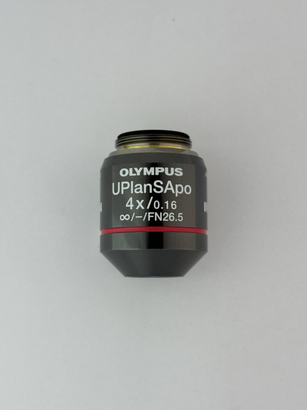 Olympus UPlanSApo 4x/0.16 ∞/- Microscope Objective Lens UIS2 -Read