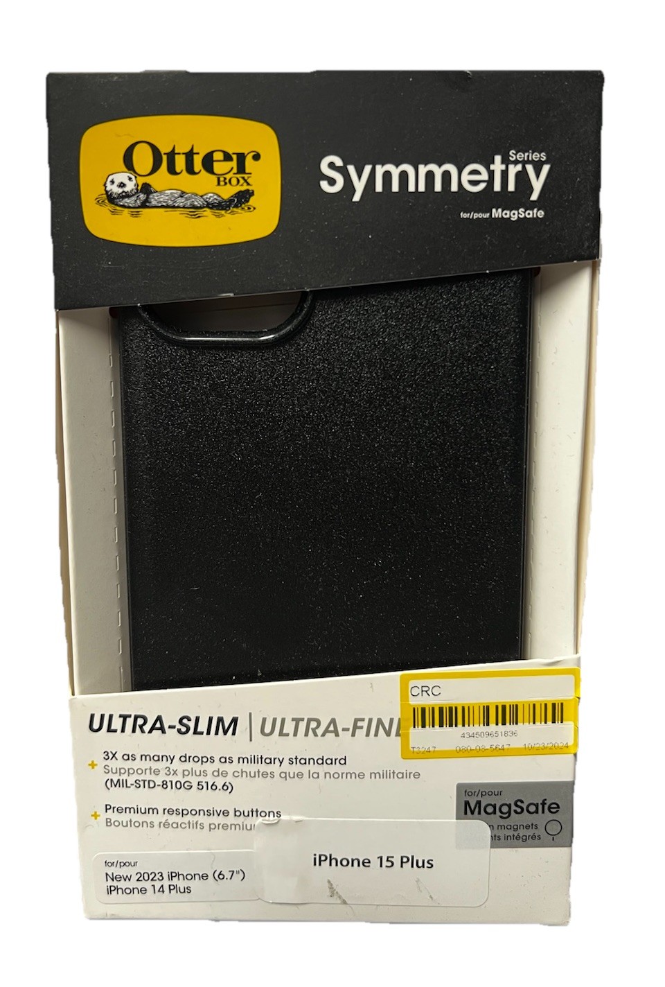 OtterBox Symmetry Series MagSafe Case for Apple iPhone 15 Plus & 14 Plus - Black