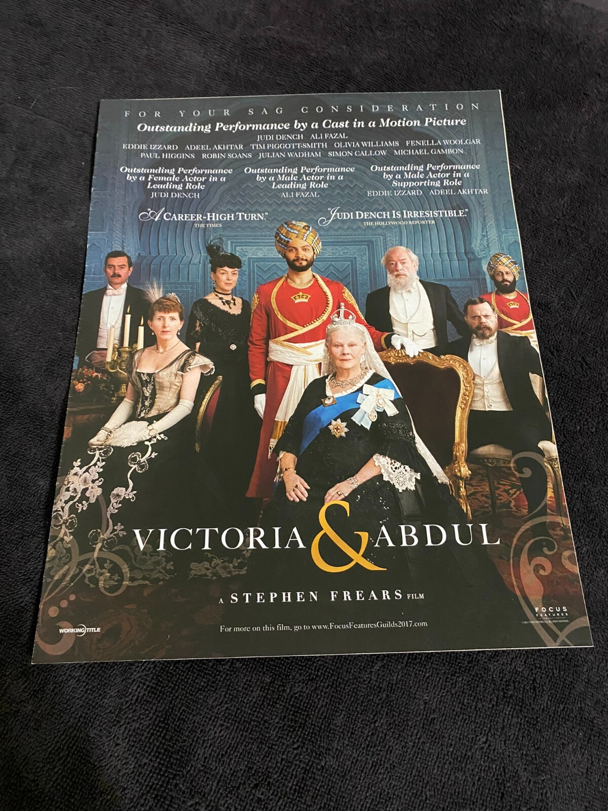 LADY BIRD Oscar ad Saoirse Ronan and VICTORIA & ABDUL and THE HERO Sam Elliott