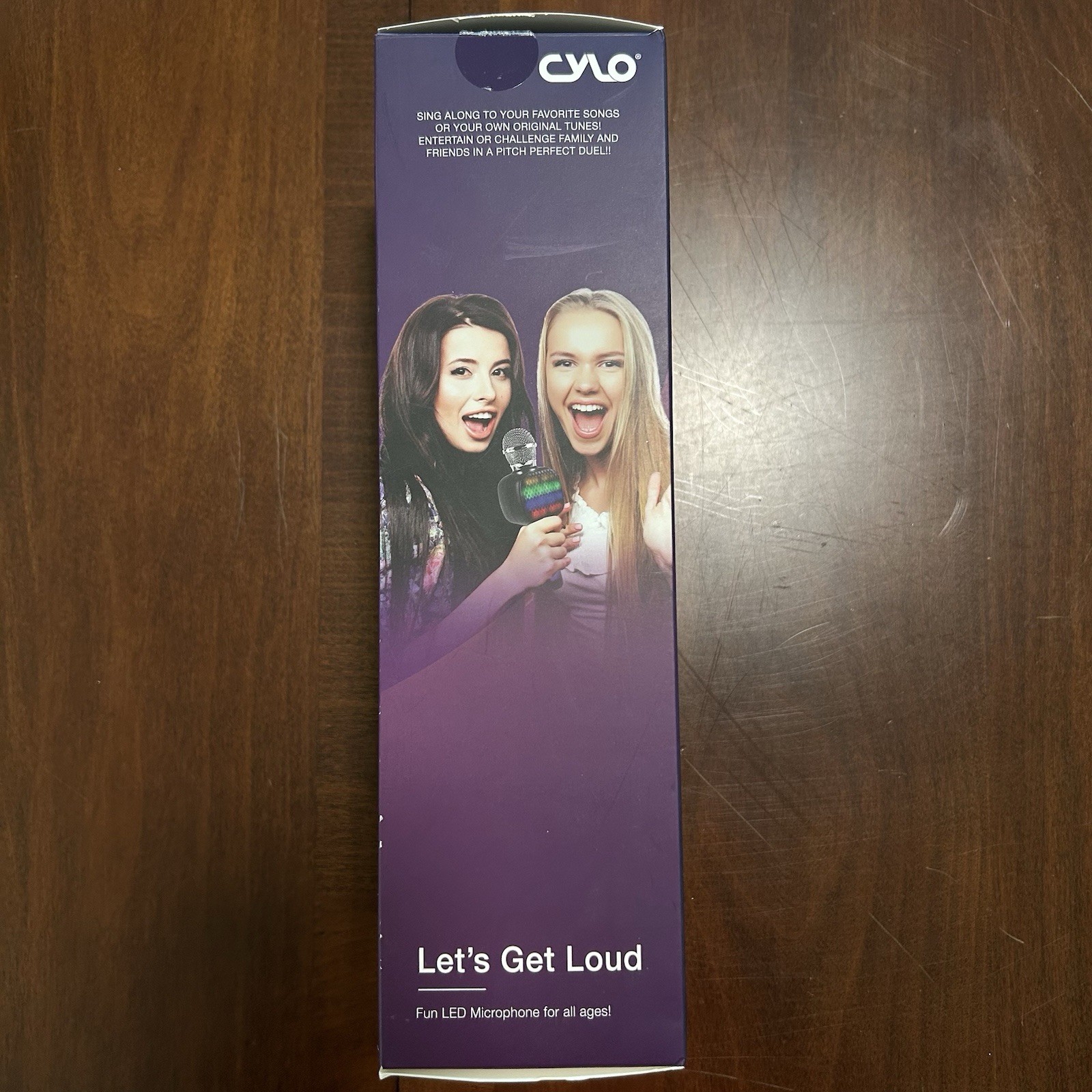CYLO Let’s Get Loud Bluetooth LED Karaoke Microphone