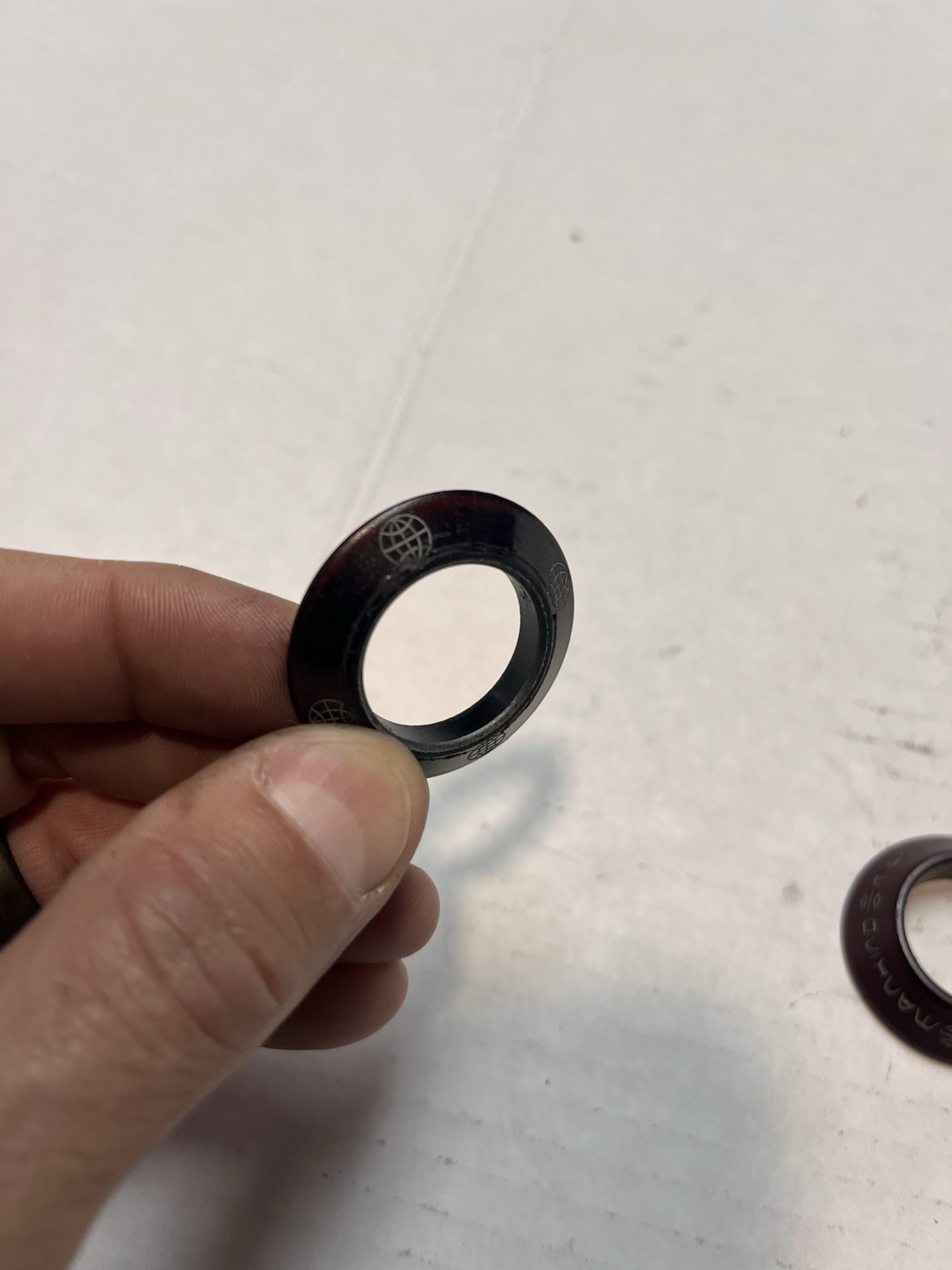 Mankind Bmx Spanish Bottom Bracket 22m Spindle Hole Dark Red