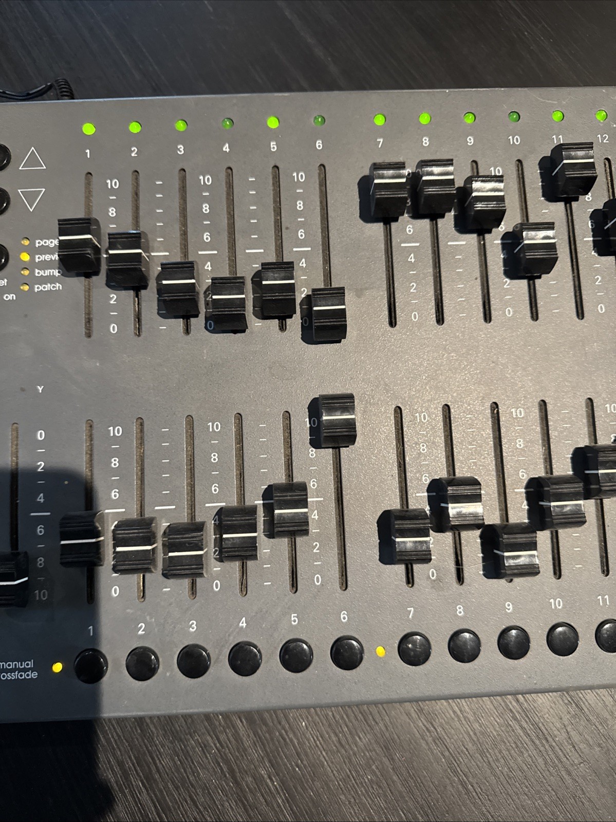 Leprecon 612 LP-612 Microplex DMX 12-Channel Lighting Console Controller (B4153)