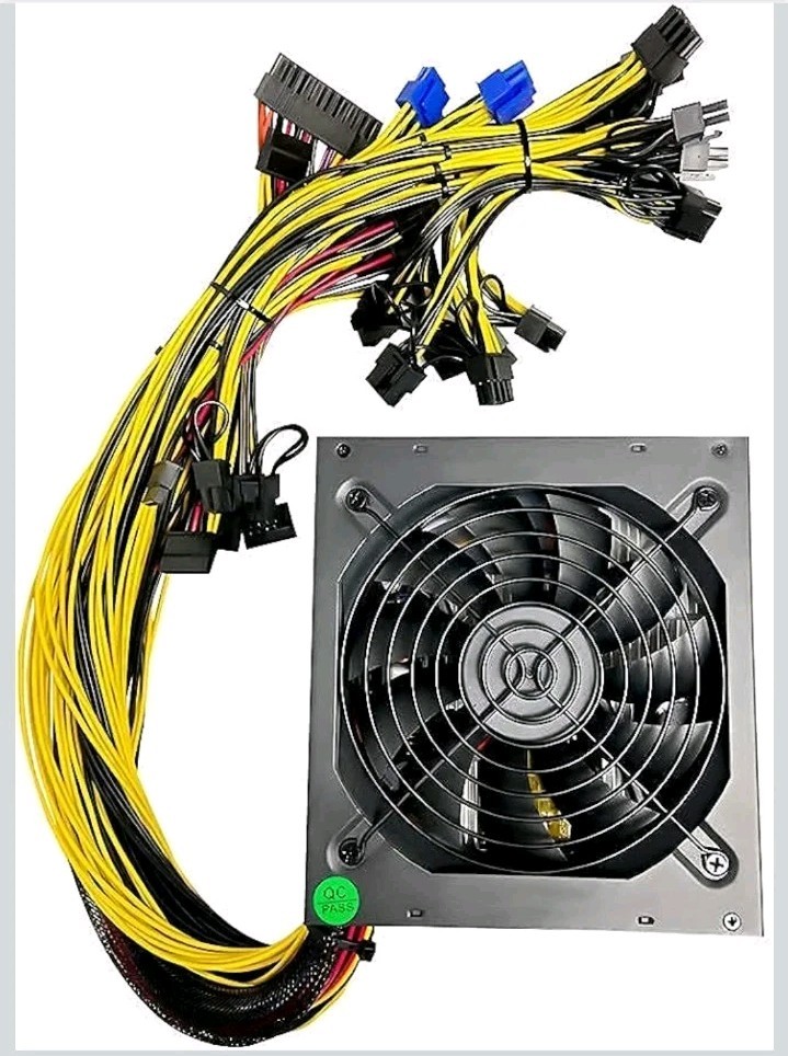 1800W Mining Power Supply Support 8 GPUs GPU Mining Rig, for ETH Bitcoin...