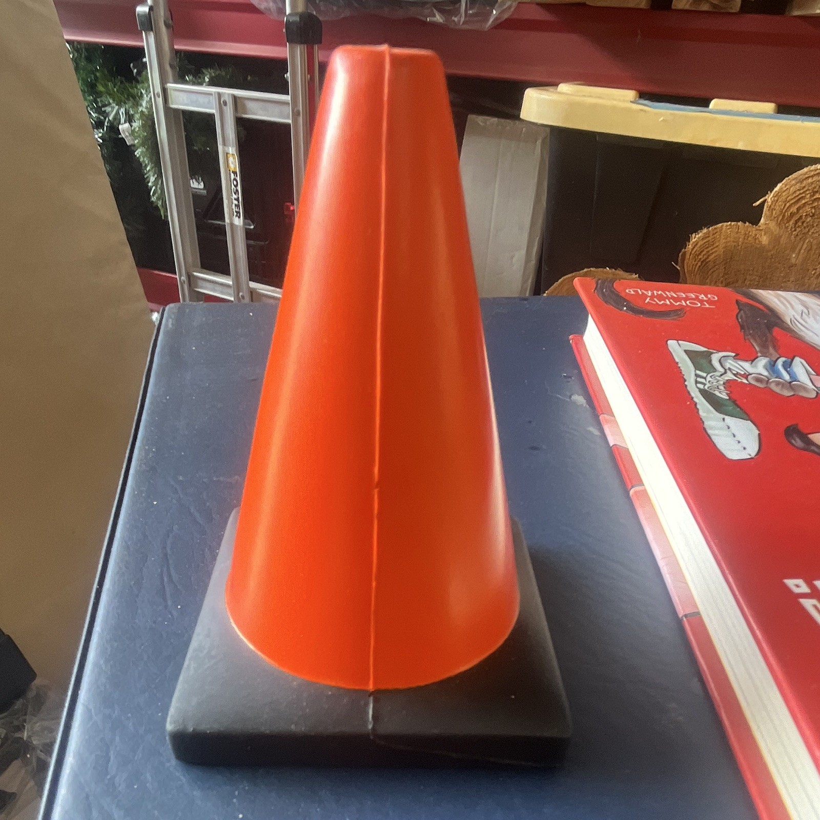 Orange Traffic Safety Cone Stress Ball