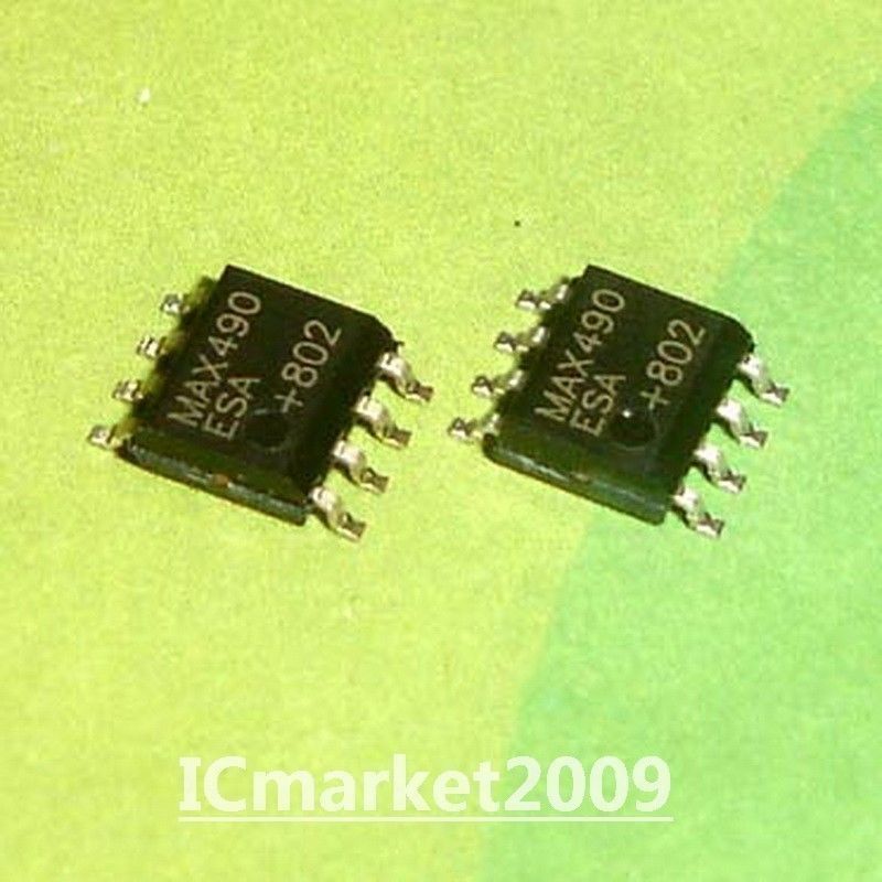 50 PCS MAX490ESA SOP-8 MAX490 SMD Slew-Rate-Limited RS-485/RS-422 Transceivers