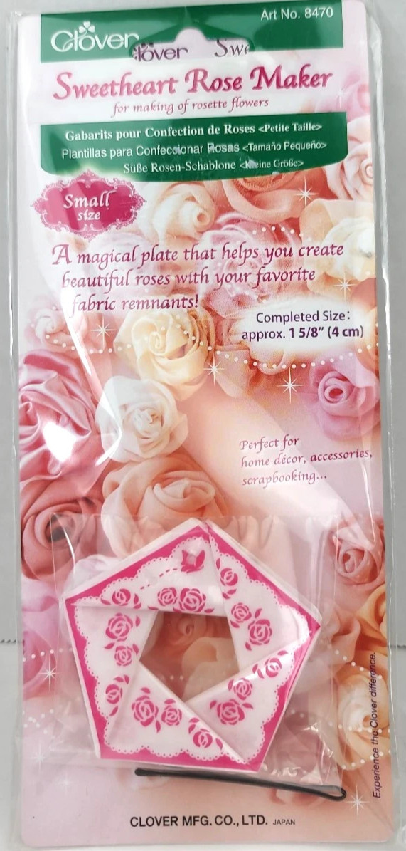 new Clover Sweetheart small Rose Maker 8470  1-5/8"  4cm