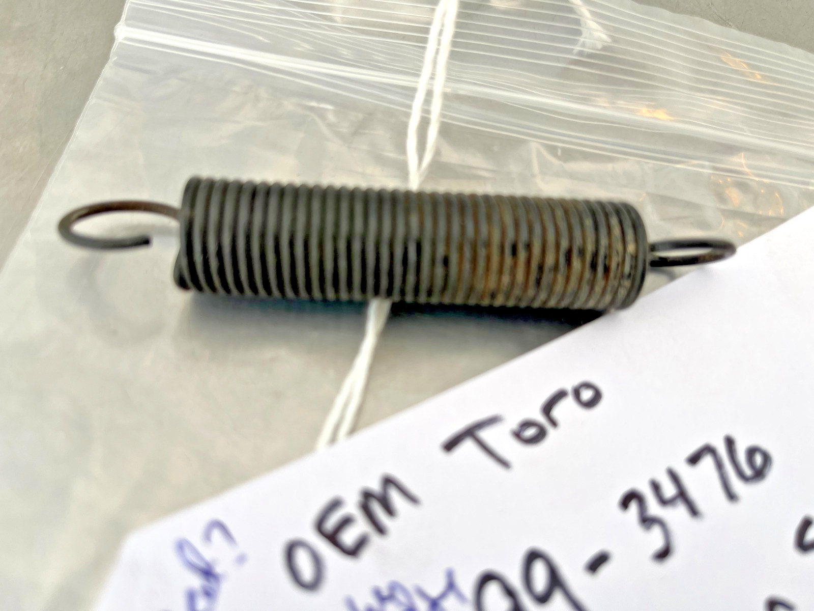 99-3476 Genuine OEM Toro EXTENSION SPRING 993476
