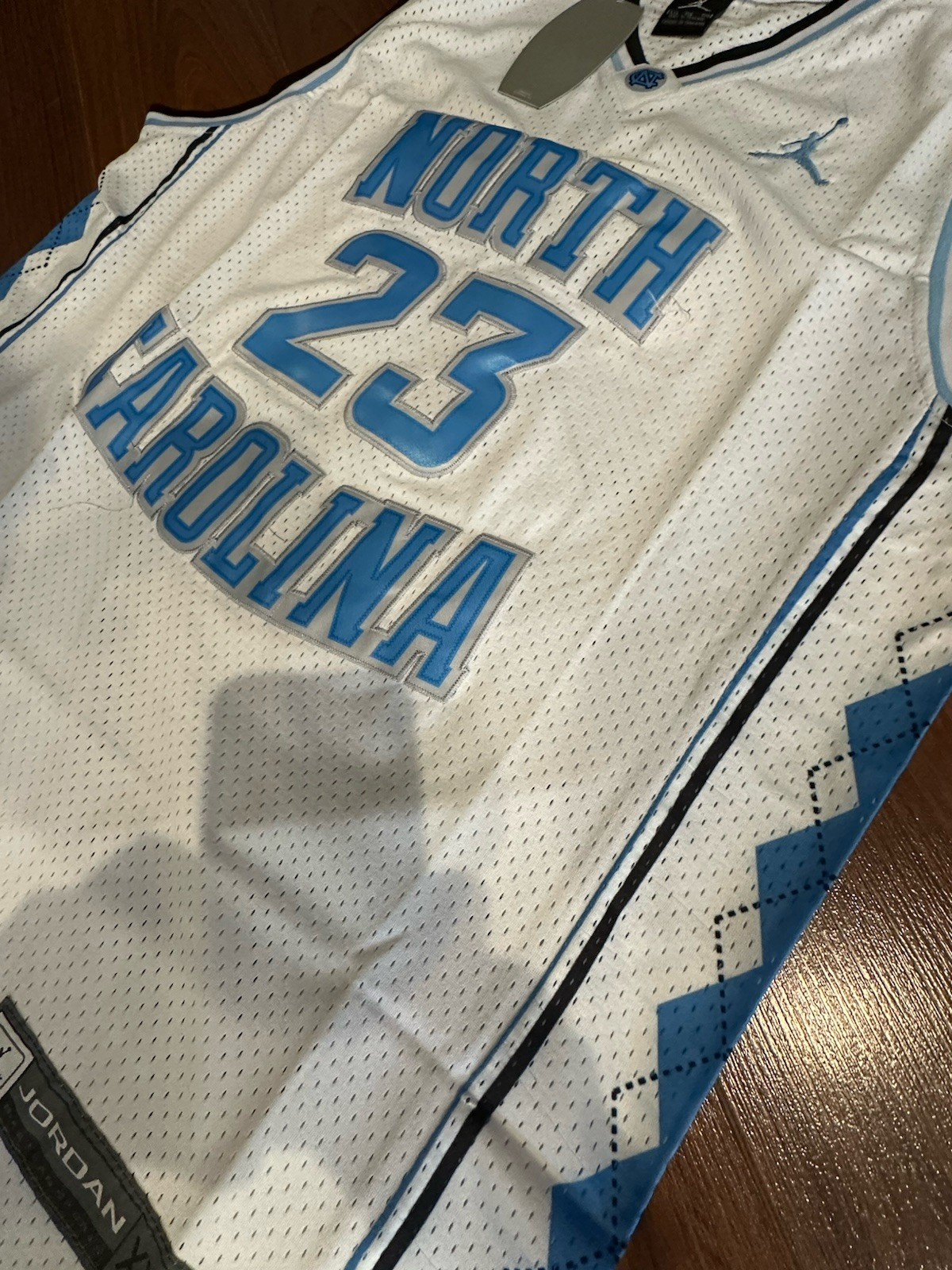 NWT Michael Jordan Basketball Jersey XXL #23 North Carolina Tar Heels White
