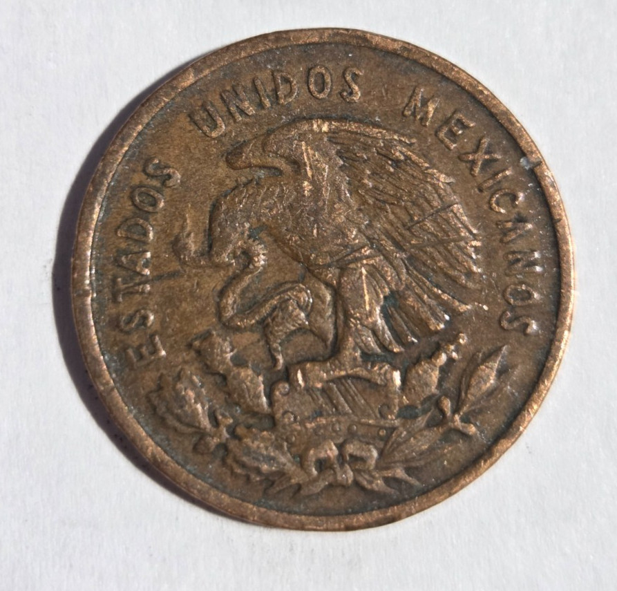 1956 Mexico Diez 10 Centavos