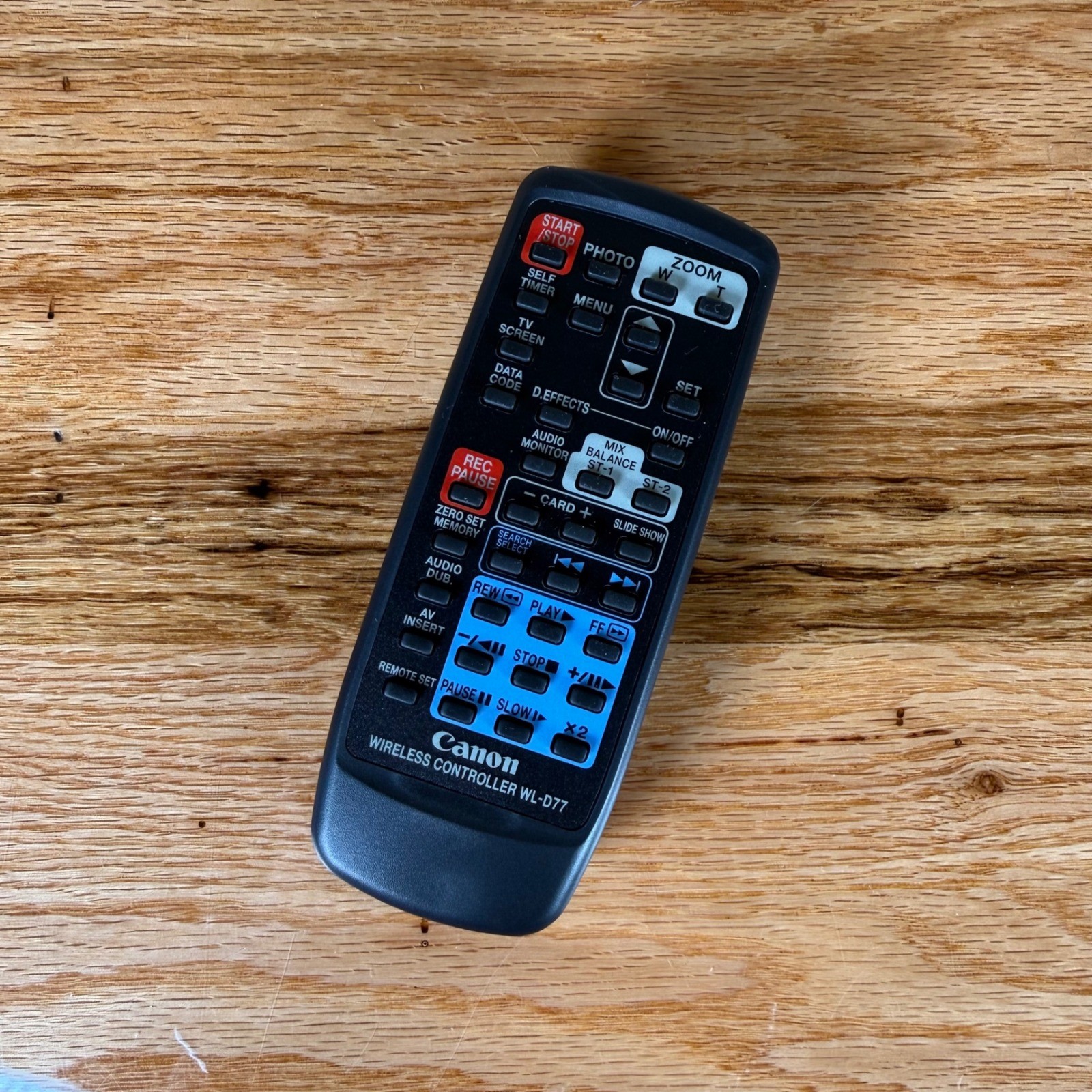 Canon WL-D77 Wireless Controller Remote for Camcorders Black