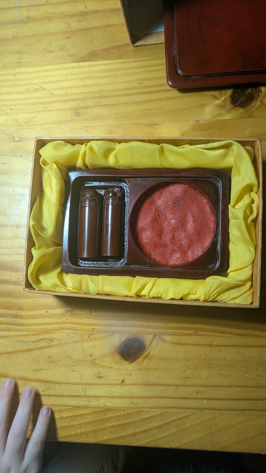 Oriental Stamp Box