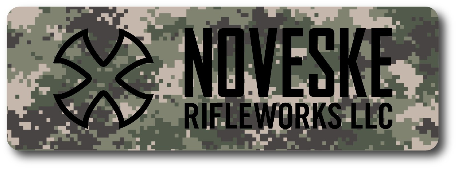 Noveske Rifleworks Aluminum Sign 36in x 12in - Mancave Gun Room Wall Art