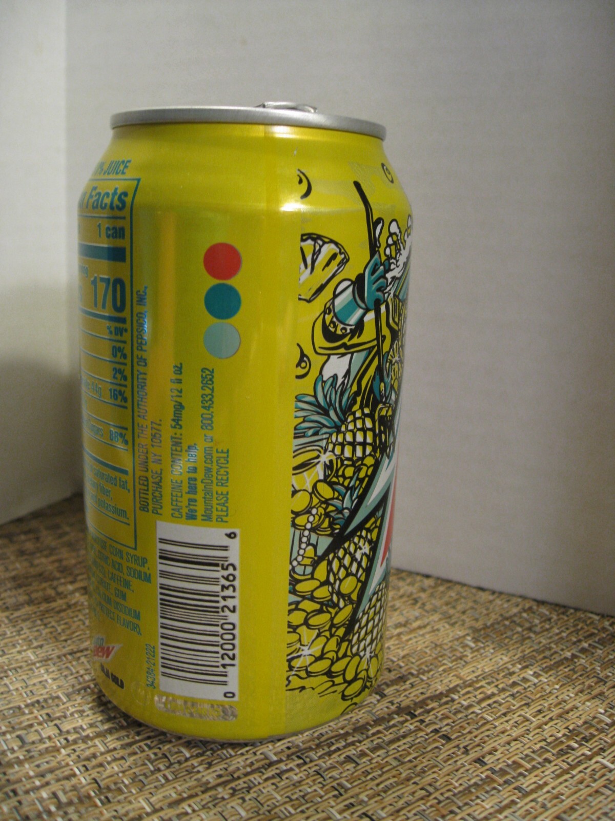 Mountain Dew Empty Can - Baja Gold - Limited Edition - 2022
