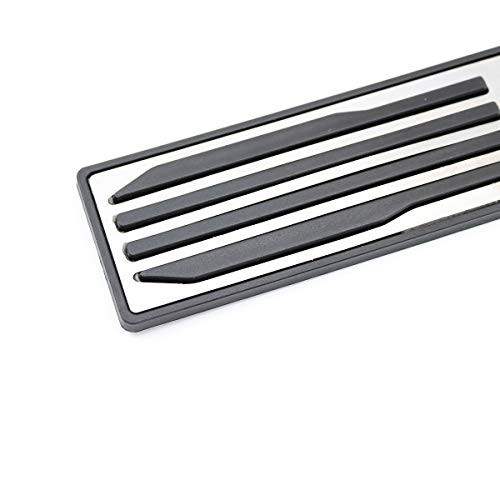 Stainless Steel Foot Rest Pedal Cover Compatible With Jaguar XE XF XJL F-Pace