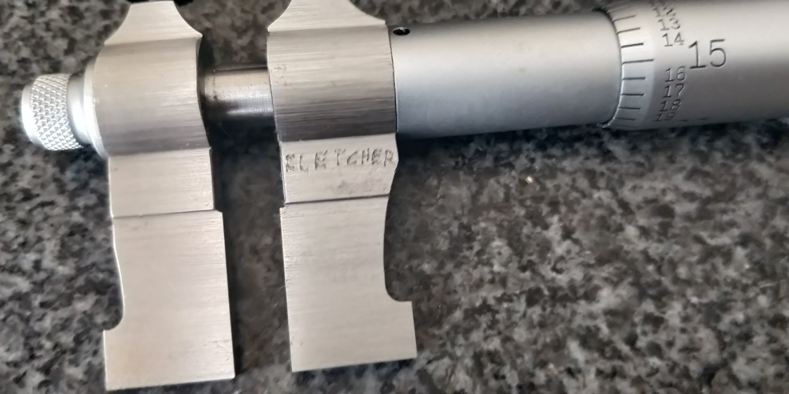 Starrett 700B Inside Micrometer Caliper 1-2" Range