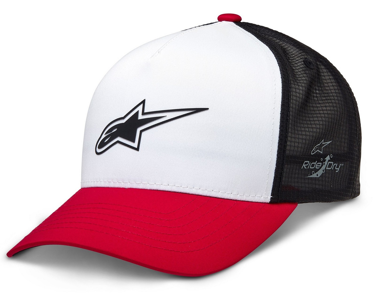 Alpinestars Advantage Tech Snapback Hat White/Red