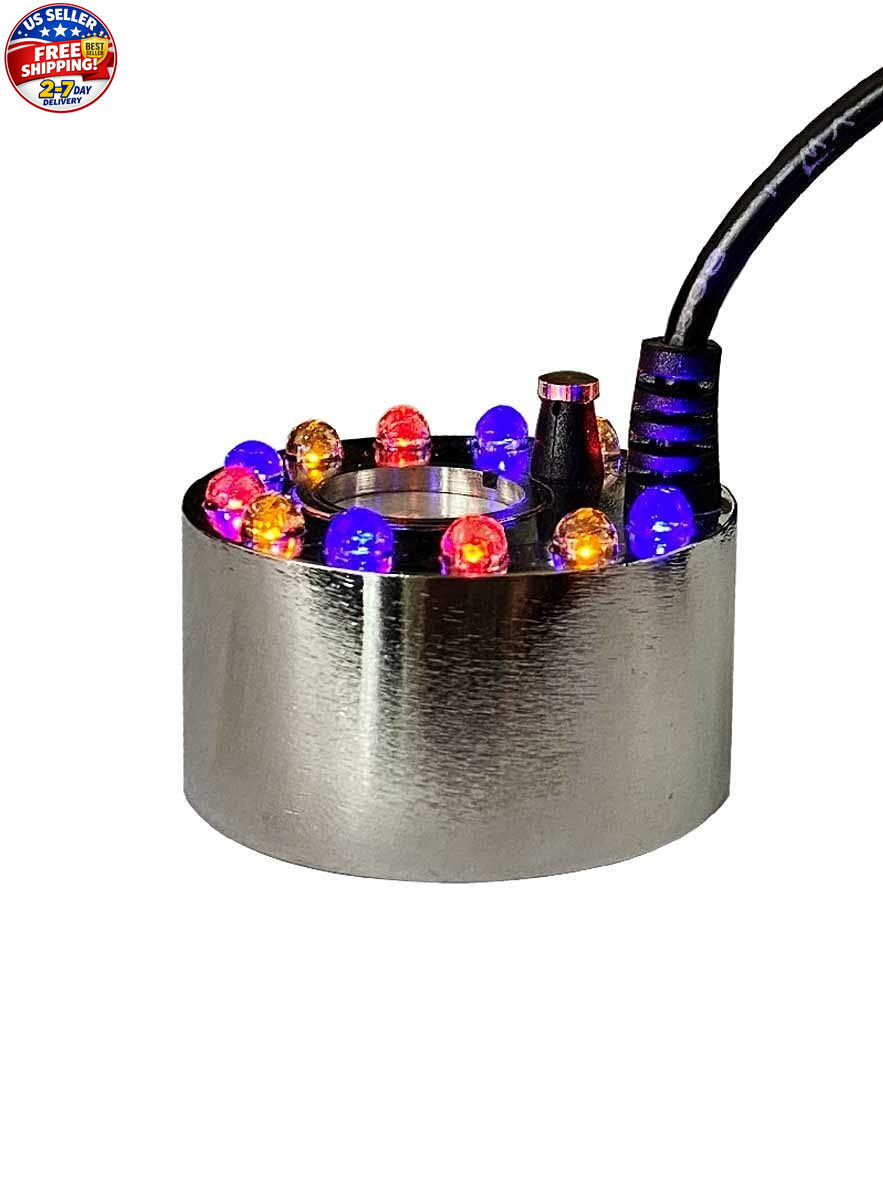 Halloween Party Mist Maker,Ultrasonic Mist Maker Fogger with Waterproof Frame