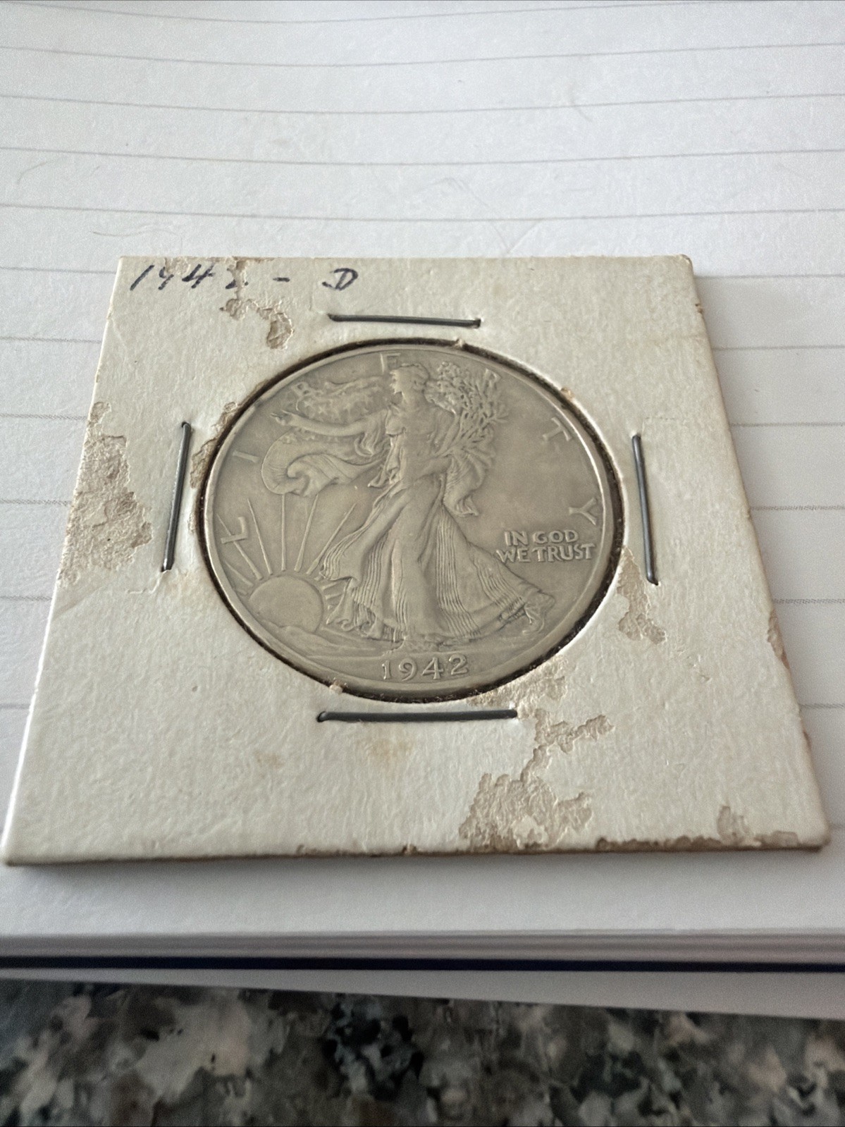 1942-D 50C Walking Liberty Half Dollar Uncirculated