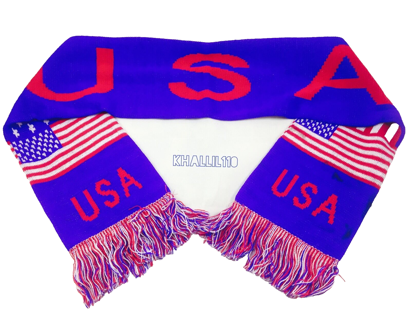 USA Knit Winter Scarf