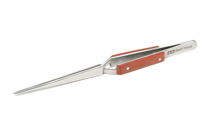 Tamiya 74103 HG Reverse Action Straight Tweezers RC Plastic Model Craft Tool