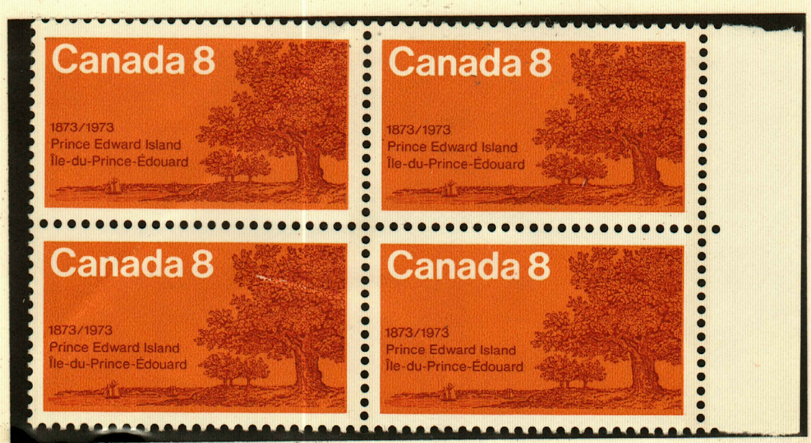 Canada #618 Block (4) MNH