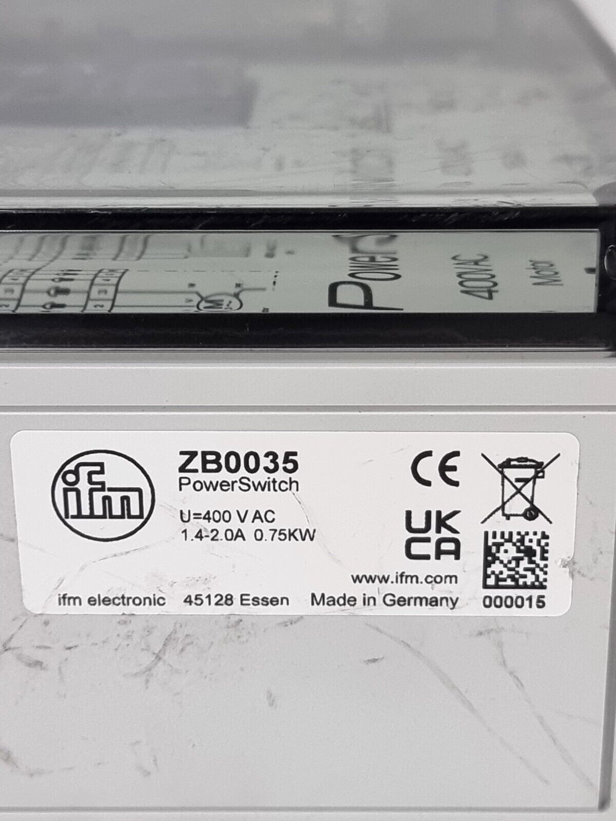 IFM ZB0035 Power Switch
