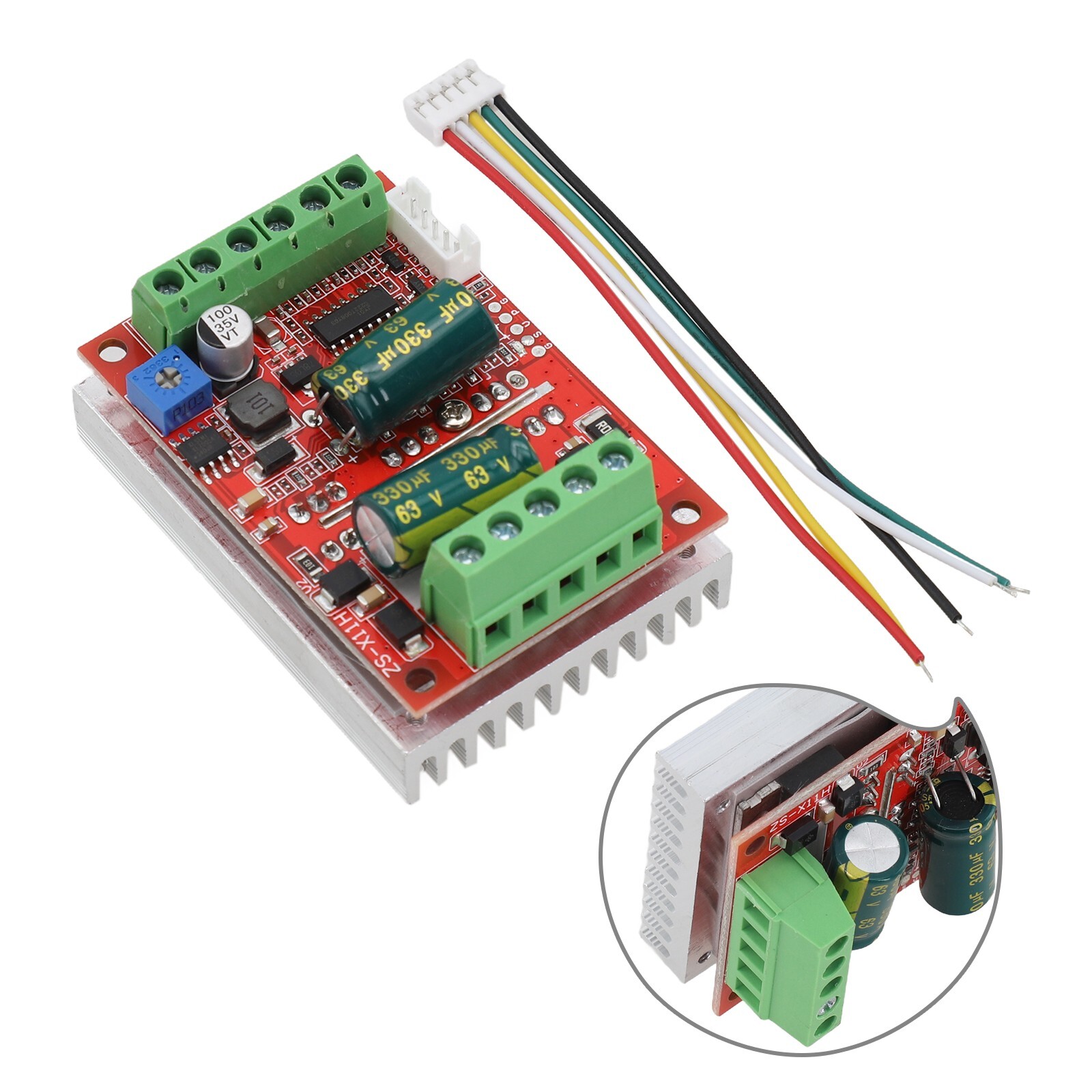 DC 12/24/48V-BLDC 6-60V 400W/3 Phase-Brushless-Motor-Controller Driver-Board