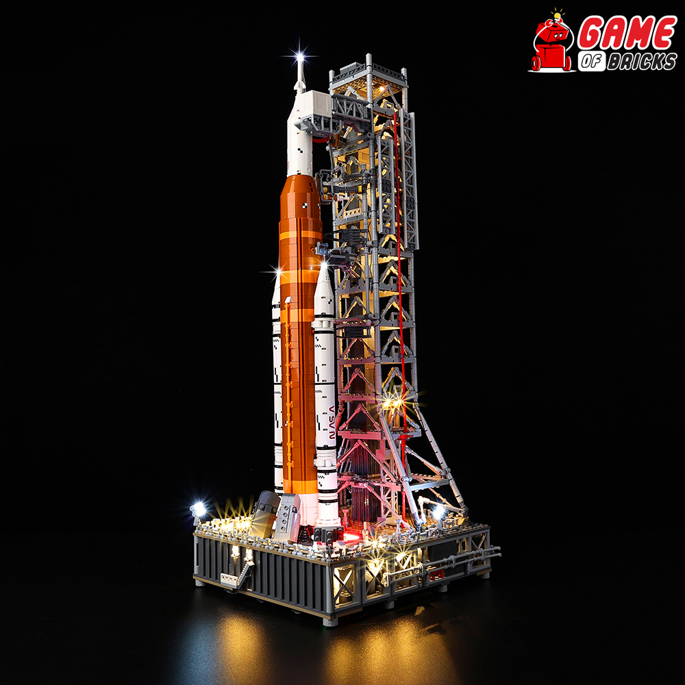 LED Light Kit for LEGO® NASA Artemis Space Launch System 10341 (Remote + Sound)
