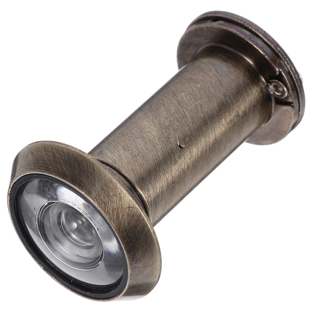 Zinc Alloy Door Peephole Viewer Coffee Color Durable Privacy Cover