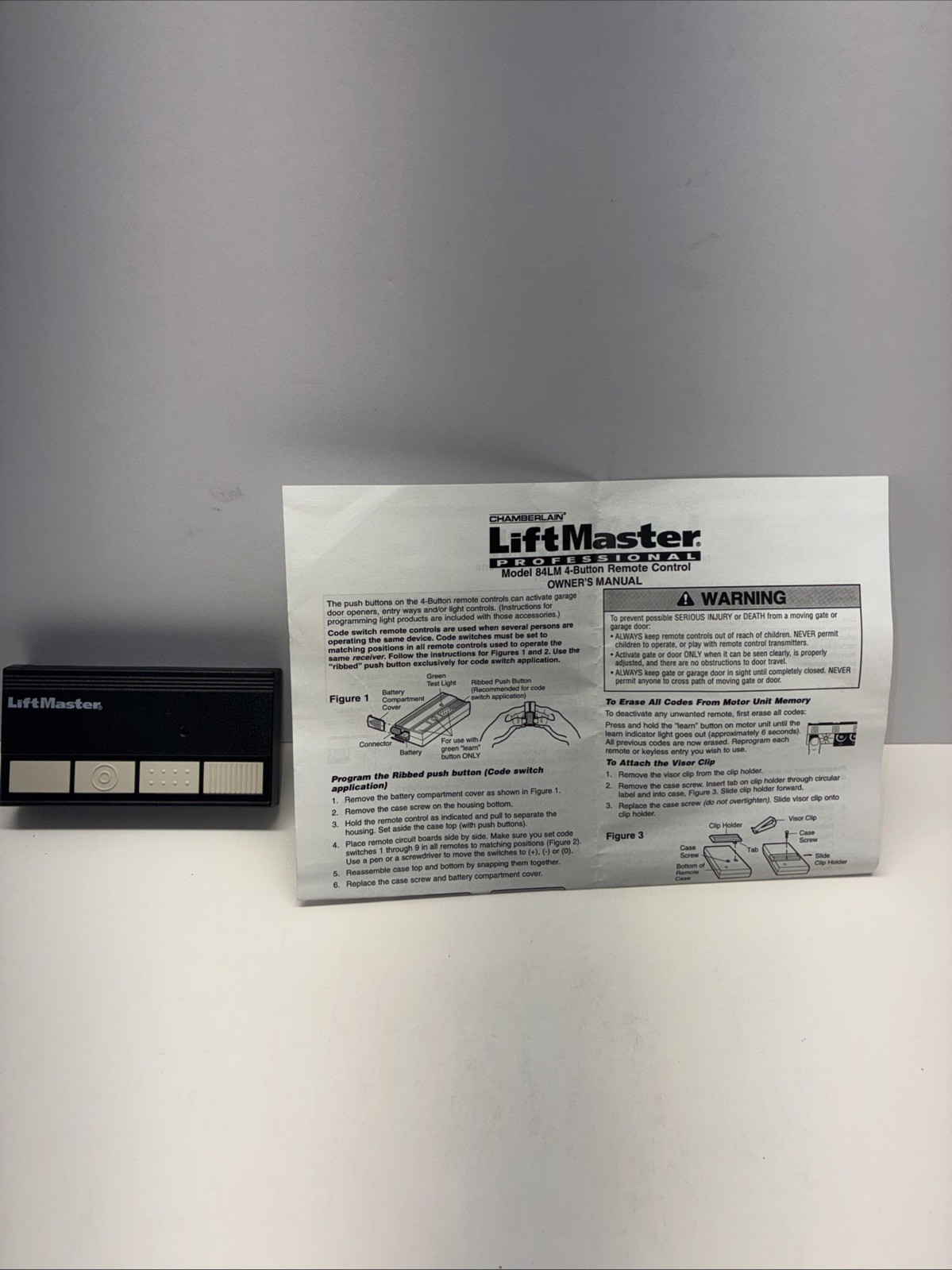 Liftmaster 84LM 4-Button Remote Control