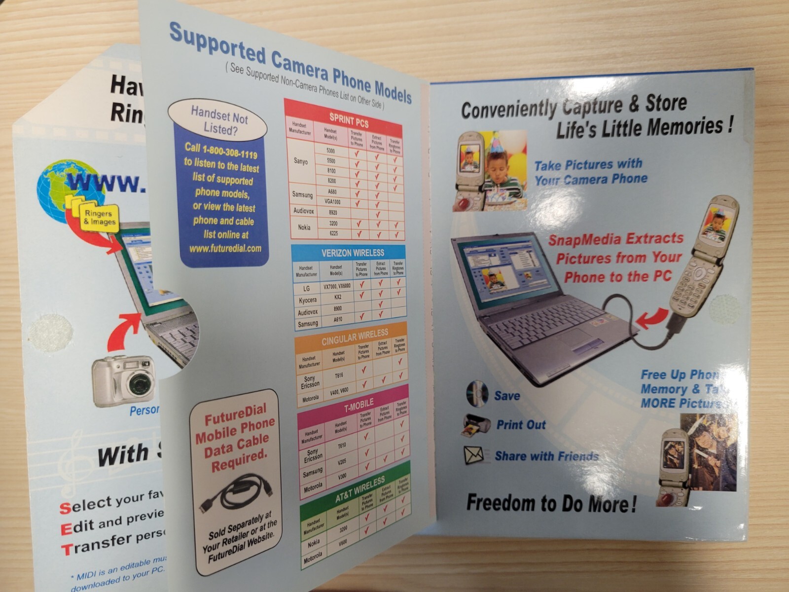 FutureDial SnapMedia Software for CDMA Phones