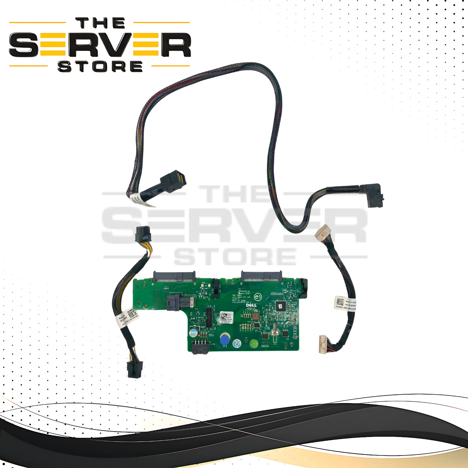 Dell Rear 2-Bay 2.5 SFF HDD Backplane Kit w/Cables PowerEdge R730xd 0NHDXG NHDXG
