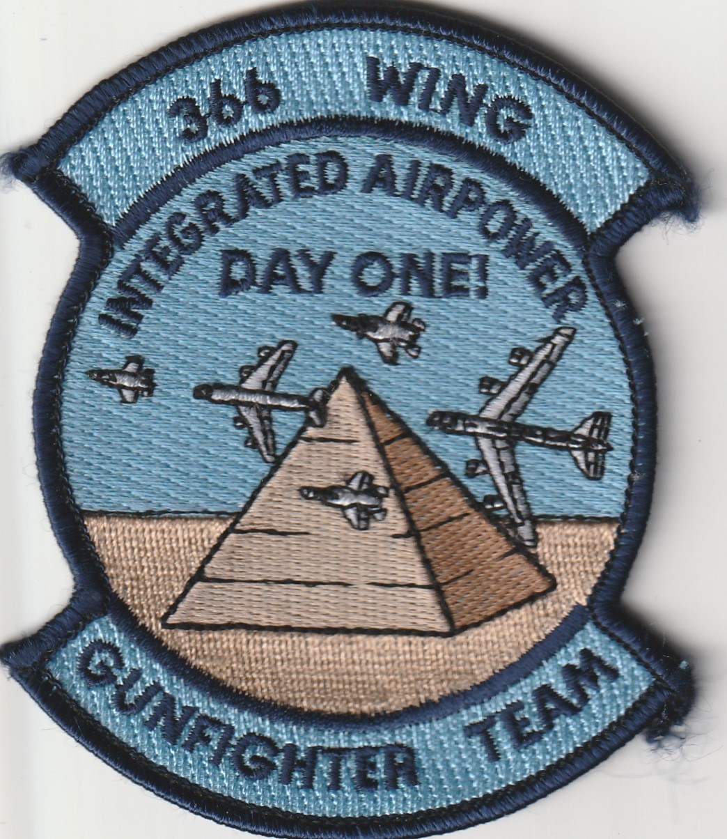 USAF Air Force 366th Wing (Idaho) Exercise BRIGHT STAR Cairo West AB Egypt patch
