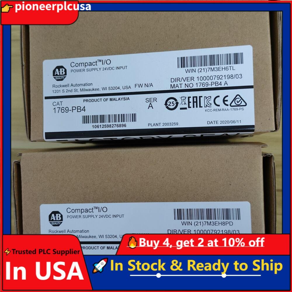 Allen-Bradley 1769-PB4 CompactLogix Power Supply 1769PB4 New Sealed US Free Tax
