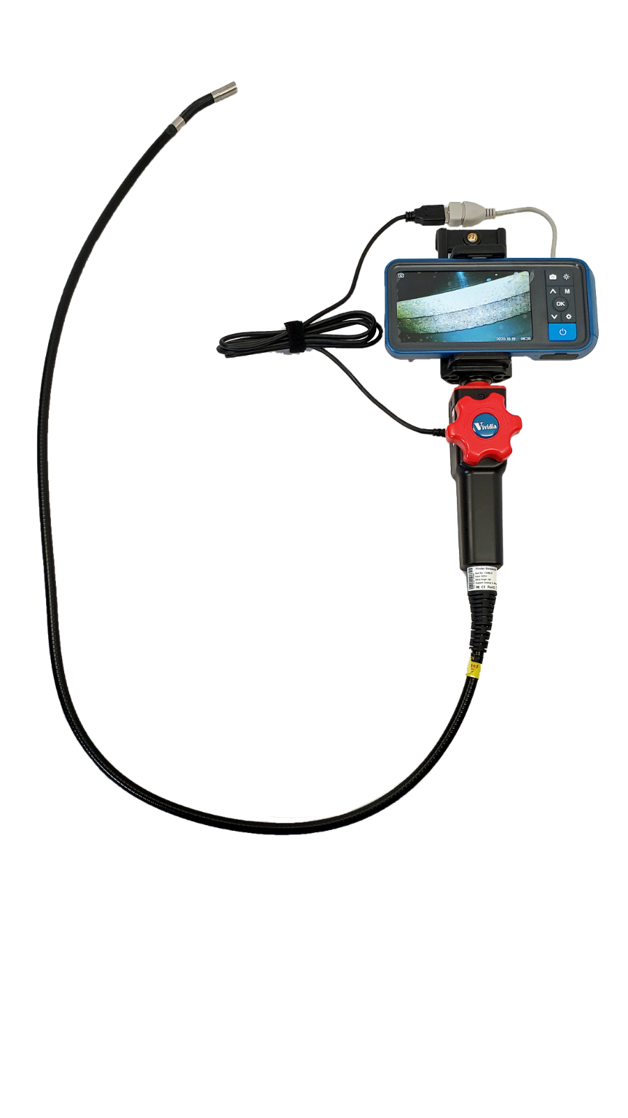 Vividia VA-880 USB Articulating Borescope Diagnostic Inspection Camera PC Phone