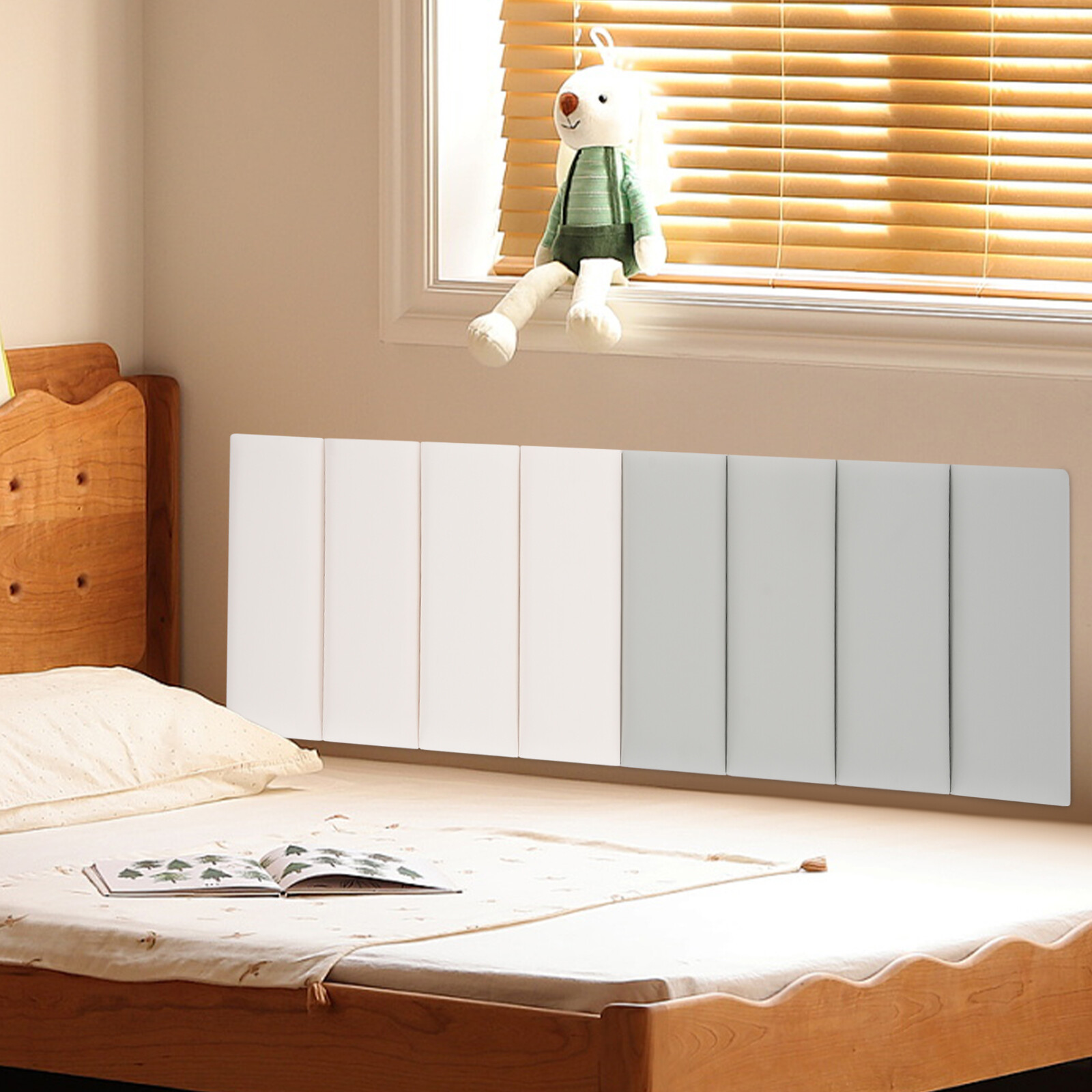 Soft Wall Padding Pack of 8 - Self-Adhesive Safety Panels for Kids