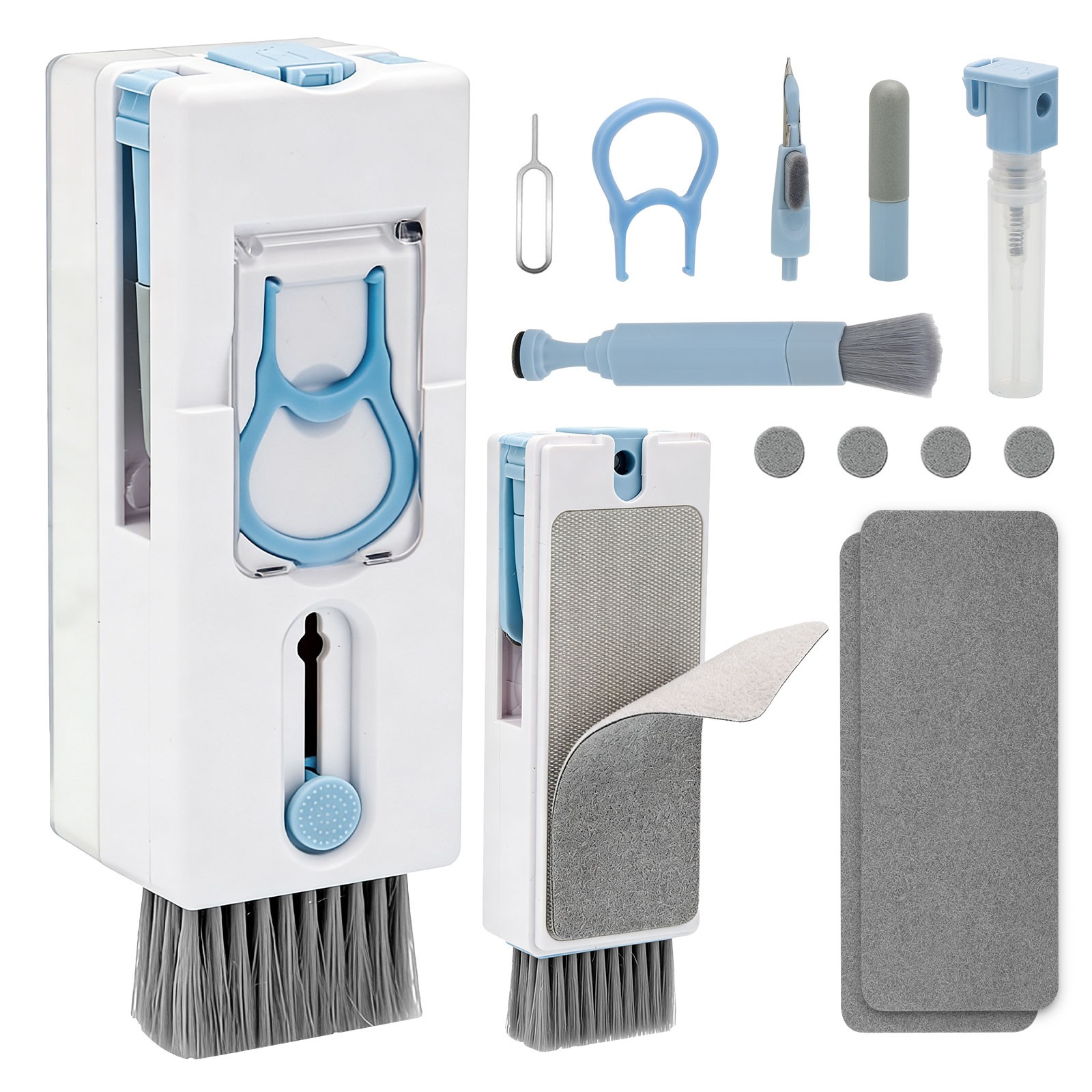 11 in 1 Keyboard Cleaning Kit Screen Brush Earphone Cleaner Dust Tool for Laptop