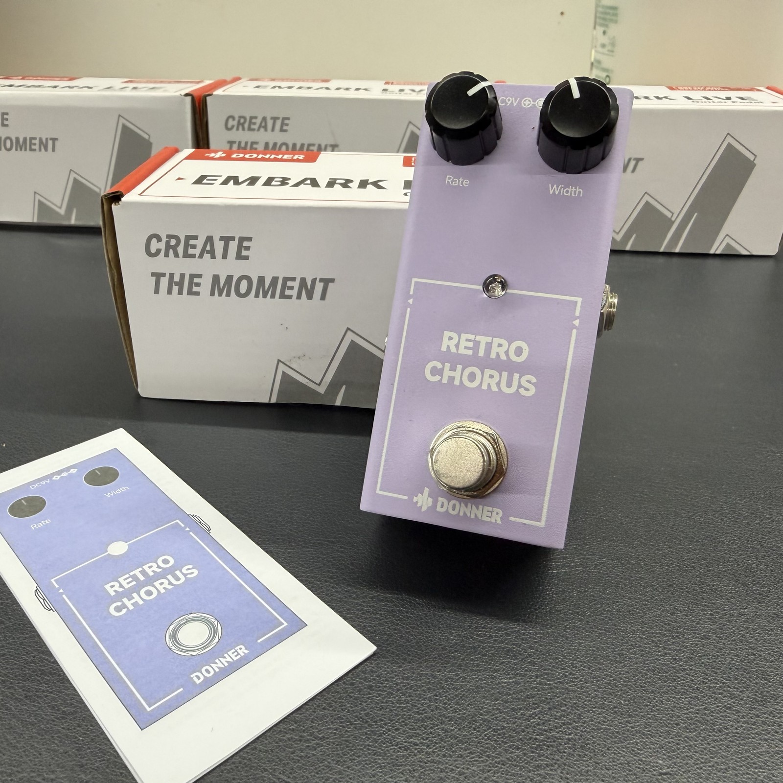Donner Retro Chorus Analog Chorus Pedal True Bypass Classic Chorus Effects Pedal