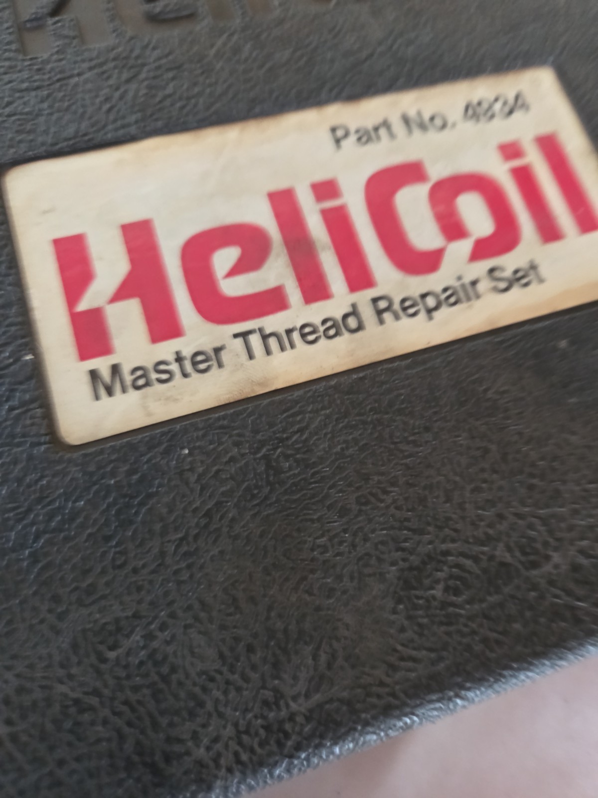 Helicoil Master SAE Fine Thread Repair Set 4936 w/ Bits,Insert Tools,Taps, Etc.