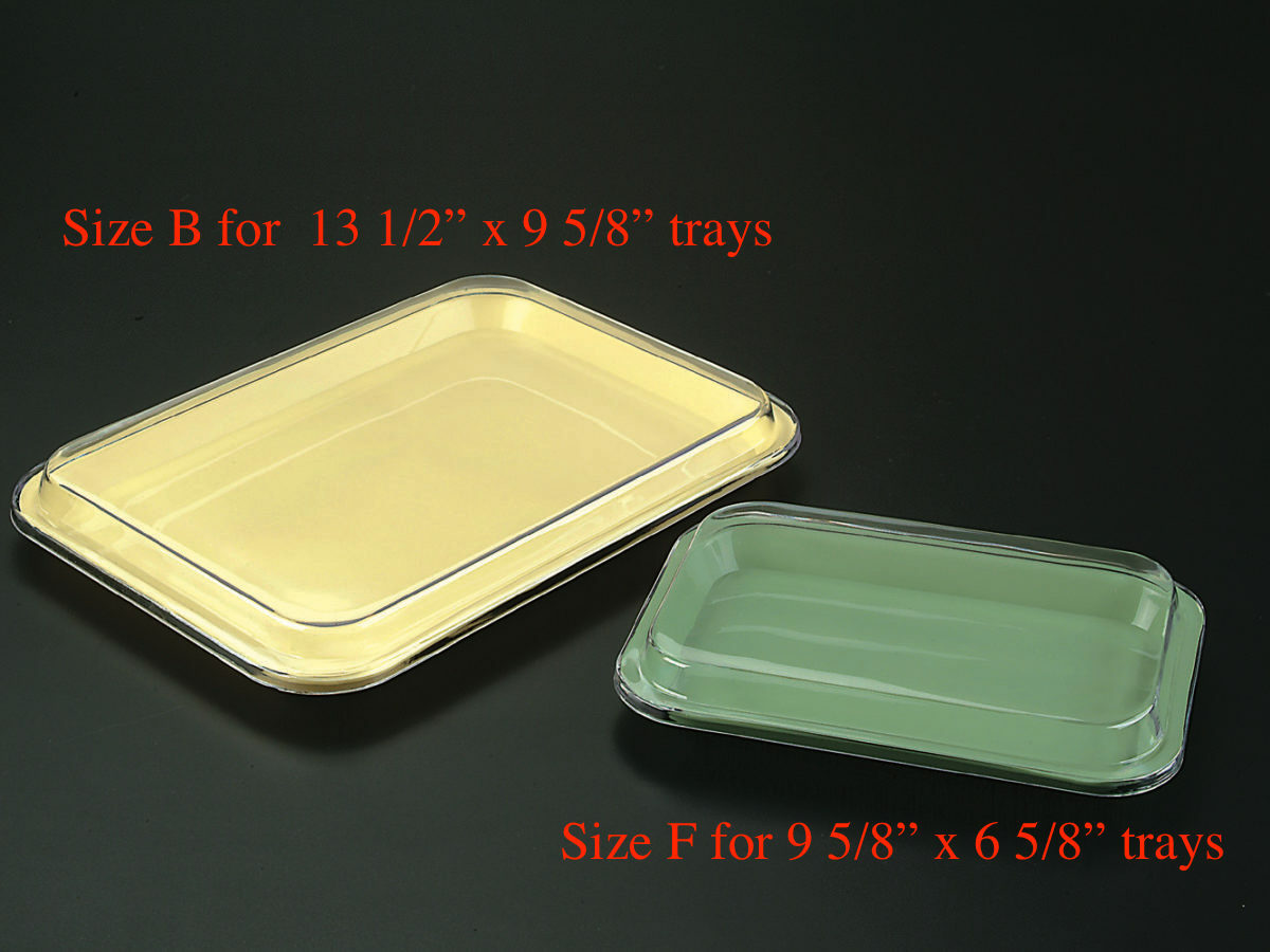 Dental Instrument Set Up Tray Lid  Size B Ritter & Size F mini Clear (Lid only)