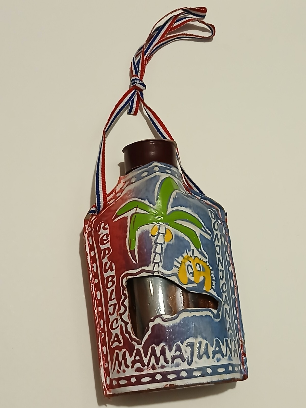 Dominican mamajuana Mixture Bottle  leather Handcrafted With Strap Small Curated