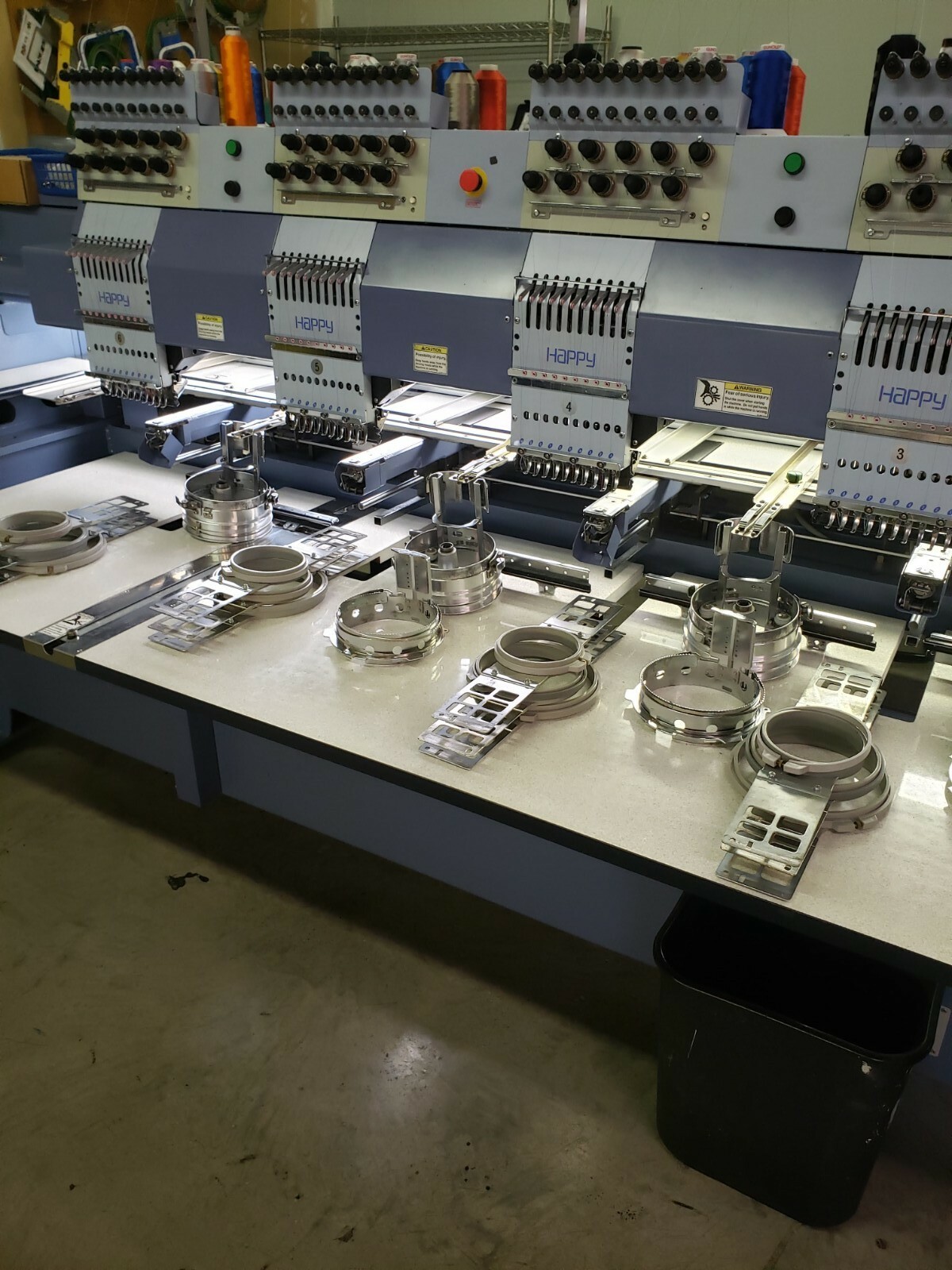 Happy 6 Head/ 10 Needle Embroidery Machine