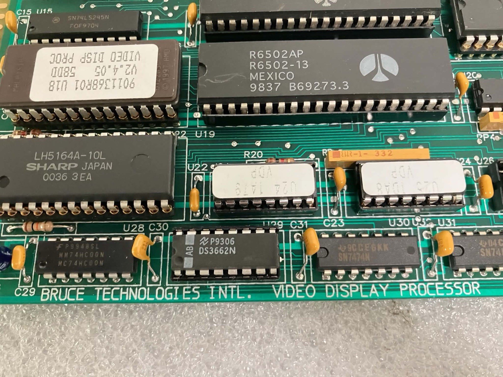 3161351V02 BOARD VIDEO DISPLAY, BRUCE TECHNOLOGIES NEW Open Box