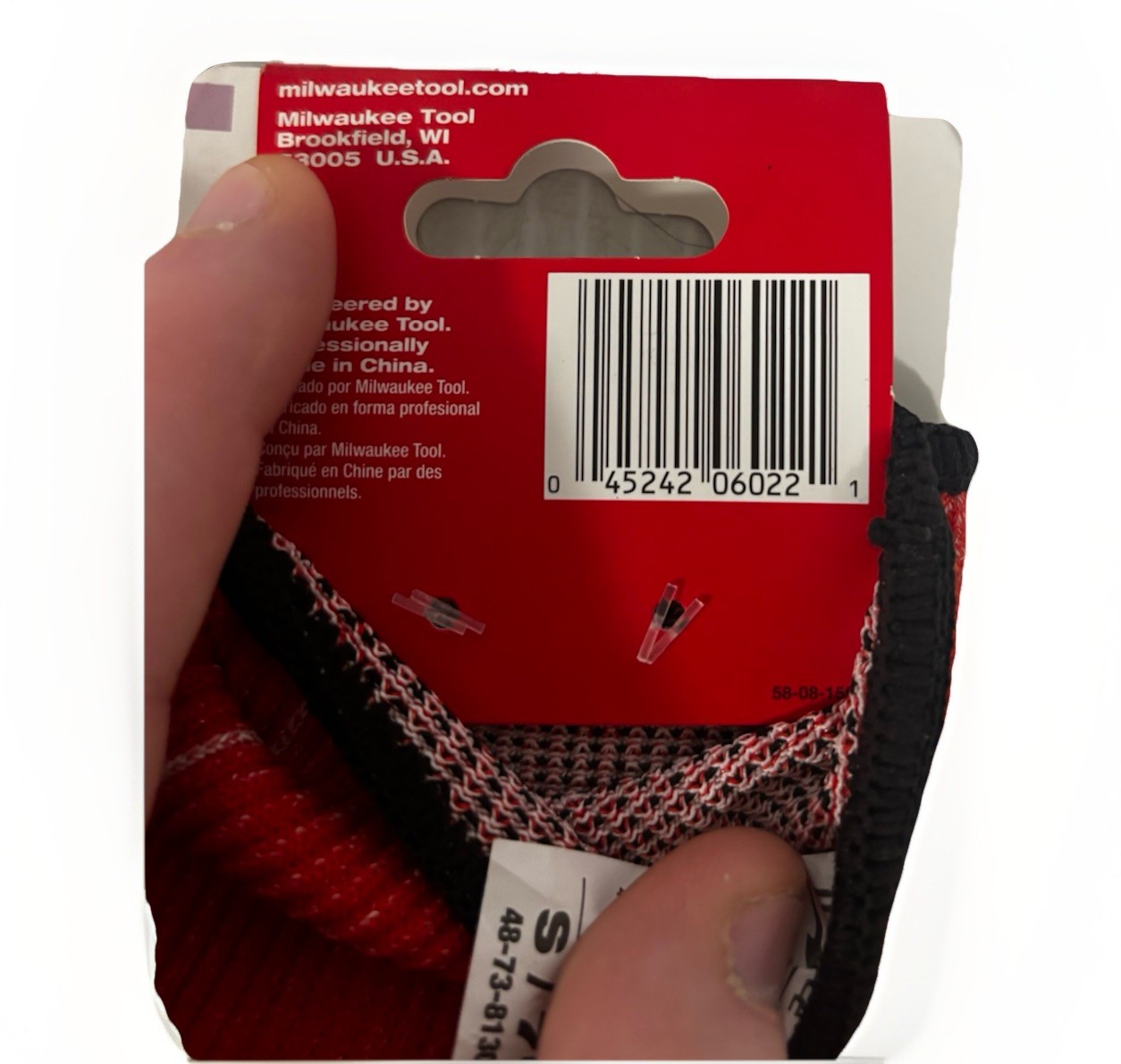 5-Pack Milwaukee Work Nitrile Gloves Small High Impact Cut Resistant Cutting 7"