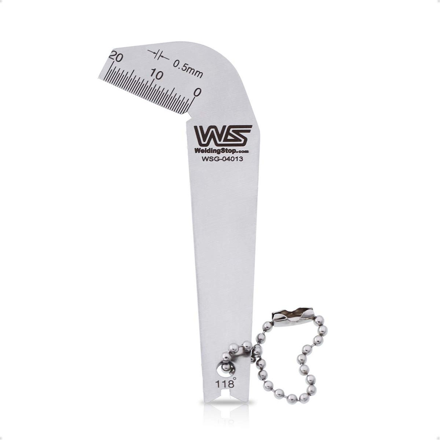 WeldingStop Drill Bits Gage 118 Degree Angle Drill Sharping Gauge, Stainless ...