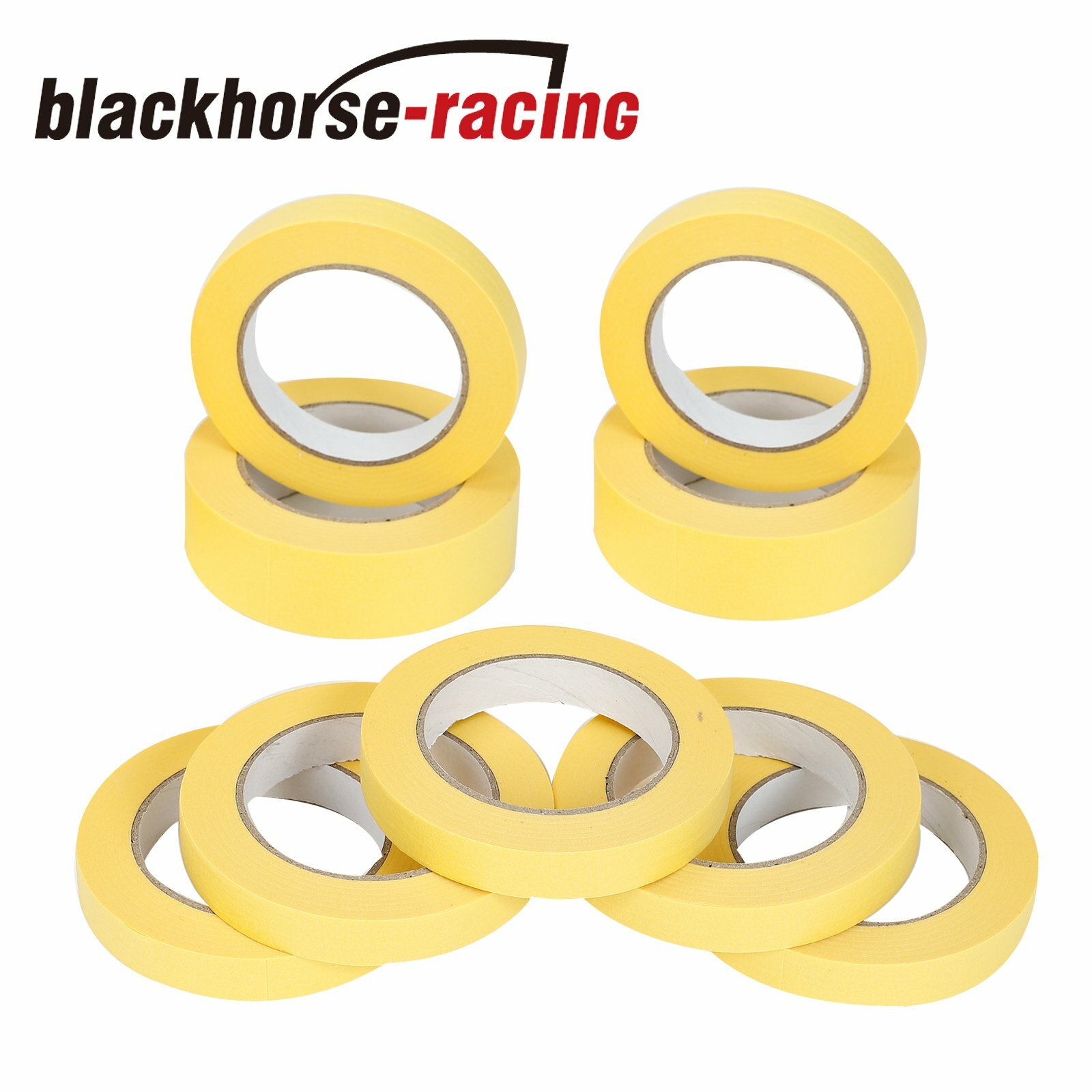 9 Rolls (3) 06654, (6) 06652 Automotive Refinish Masking Tape Crepe Paper Kit
