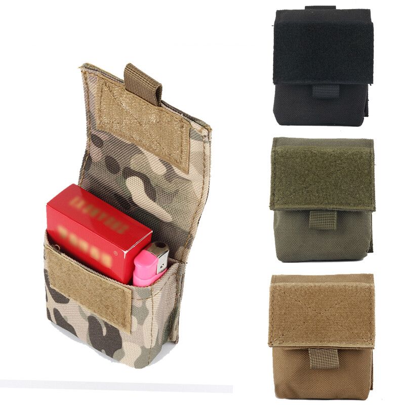 Molle Tactical Pouch Military Mini Bags EDC Utility Cigar Waist Pack Key Case US
